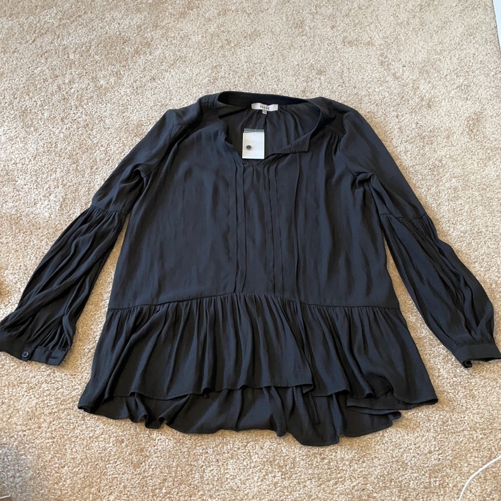 Black never worn blouse with tags